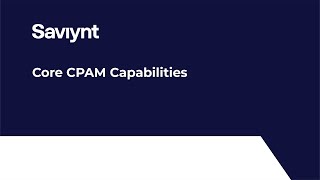 Lesson 13  Core CPAM Capabilities [upl. by Peppel214]