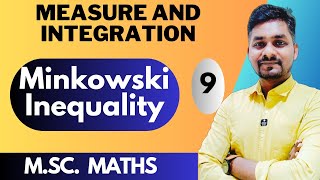 Minkowski Inequality  Mesure integration  For Msc Mathematics by Krishna Singh✍️✍️ [upl. by Elrebma]