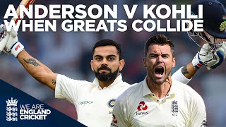 Anderson v Kohli  When Greats Collide  England v India [upl. by Ennire]