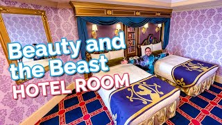 Inside the GORGEOUS Beauty and the Beast Hotel Room at Tokyo Disneyland Hotel [upl. by Maisel179]