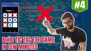 4 Create TicTacToe Game in Android in few minutes  تطوير لعبة تيك تاك تو في دقائق تعلم الاندرويد [upl. by Gasper]