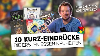 Erste Essen Neuheiten amp Klassiker gespielt ⚓ 10 Eindrücke im Logbuch [upl. by Krahling193]