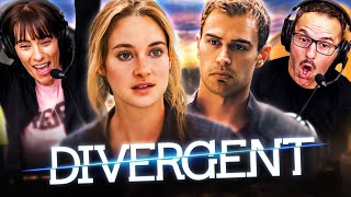 DIVERGENT 2014 MOVIE REACTION FIRST TIME WATCHING Shailene Woodley  Theo James  Review [upl. by Onurb]