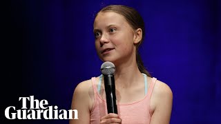 Greta Thunberg urges all to join Fridays climate strike See you on the street [upl. by Atalante765]