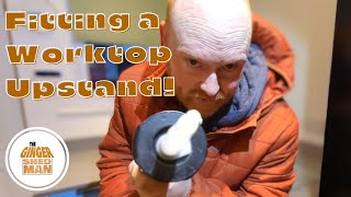 Fitting a kitchen worktop upstand  DIY [upl. by Eelan]