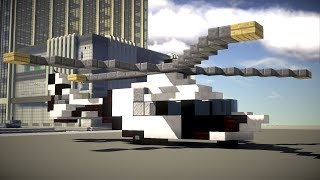 Minecraft Airbus Helicopters H160 Tutorial [upl. by Ayela505]