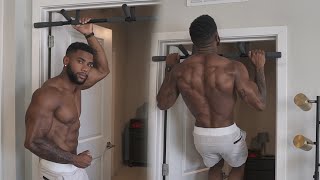 10 Min Home Pullup Bar Workout  Follow Along [upl. by Okiam]