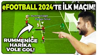 eFootball 2024TE İLK MAÇIMI YAPTIM OYUN HARİKA OLMUŞ [upl. by Anoyk]