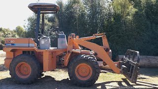 1994 Hitachi LX50 Landy Articulated Wheel Loader at Bushtown Waimates Steam Up 2024 [upl. by Inoj]