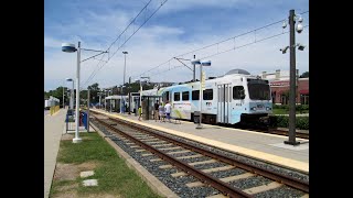 Light Rail Hunt Valley Station Cockeysville Maryland [upl. by Amby]