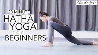 Hatha Yoga for Beginners  20 Min Gentle Beginners Yoga Class  ChriskaYoga [upl. by Litt]