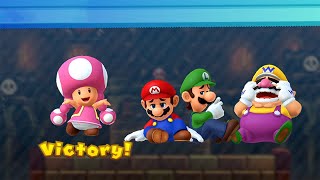 Toadette Mario Party 10 Minigames  Toadette vs Mario vs Luigi vs Wario [upl. by Thursby]