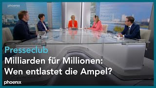 Presseclub quotMilliarden für Millionen Wen entlastet die Ampelquot [upl. by Acinnad]