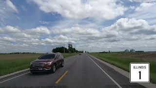 Illinois Route 1 Part 2 Marshall ILL to I64 Grayville ILL [upl. by Eytteb]