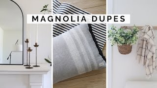 MAGNOLIA VS THRIFT STORE  DIY HEARTH AND HAND HOME DECOR HIGH END DUPES ON A BUDGET [upl. by Pelagi837]