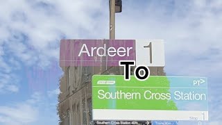 Ardeer to Southern Cross station Melbourne Australia [upl. by Baal878]