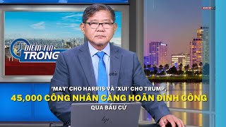 May cho Harris và xui cho Trump 45000 công nhân cảng hoãn đình công qua bầu cử [upl. by Kitti151]