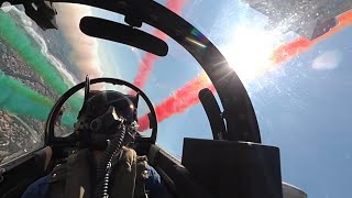 Il sorvolo delle Frecce Tricolori su Roma a 360° [upl. by Geddes]