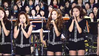 110514 SNSD  Hoot Talk amp Gee  PyeongChang Winter Olympic Concert [upl. by Ojyram481]