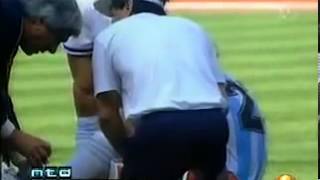 BRASIL VS ARGENTINA ITALIA 90 AGUA CON DROGA PARA LOS JUGADORES BRASILEROS YouTube [upl. by Aitekram157]