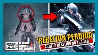 IMAGEM DEVIL TRIGGER NERO SPARDA SWORD EASTER EGGS NERO DE CAPUZ E MAIS [upl. by Madison]