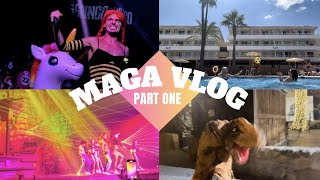 Magaluf Vlog  Part one Travel BH Mallorca Pirates reloaded Gringos bingo and many side quests [upl. by Lavinia]