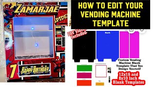 How to Edit Your Vending Machine Template using Adobe Photoshop  How to Mask amp Group with Previous [upl. by Ralf]