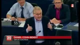 Les adieux de Daniel CohnBendit au parlement européen [upl. by Anelah]