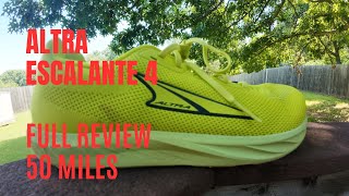 Altra Escalante 4  full review at 50 miles [upl. by Dnaloy23]