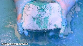 Large bucket Thick Fluffy paste ✅ Lots of powder and dry paste ✅ Squeezing sponges asmr [upl. by Philipines]