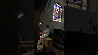 DELSBO BRUDMARSCH I SANKTA MARIA KYRKA POJO med organist Elis Helenius [upl. by Julienne]