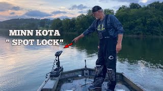 MINN KOTA TROLLING MOTOR quot Spot Lock quot  How much will your boat actually move [upl. by Lenrad]