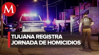 Cinco personas son asesinadas durante jornada violenta en Tijuana Baja California [upl. by Notnyw]