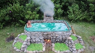 Building Hot Tub Spa Without Using Modern Technology [upl. by Tomlinson251]