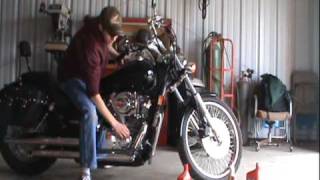 How To Do An Oil Change On A Honda Shadow Spirit 750 Part 3 Fresh Oil And Synthetic Oil Stabilizer [upl. by Nonnaehr361]