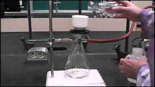 TRU Chemistry Labs How To Do Buchner Funnel Vacuum Filtration [upl. by Dnalloh]