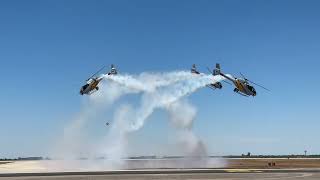 Exhibición Patrulla Aspa en la Base Aérea de Morón de la Frontera Sevilla en 4K [upl. by Arries909]