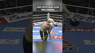 Cro Cop’s highkicks were UNREAL 😤 mirkocrocop knockout kickboxing [upl. by Atival]