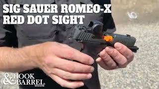 SIG Sauer RomeoX PistolMounted Reflex Sight  Hook amp Barrel Magazine [upl. by Maynard]