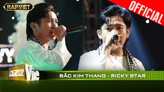 Rùng mình với HIT Bắc Kim Thang quá độc đỉnh của Ricky Star  RAP VIỆT Live Stage [upl. by Berny837]