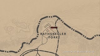 Red Dead Redemption 2 Online  Daily Challenges  Chickens Location Rathskeller Fork [upl. by Xantha]