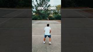 USTA 35 Tennis Points🎾Serve  Forhand COMBO 🔥 tennis shorts short fitness workout forehand [upl. by Grew]