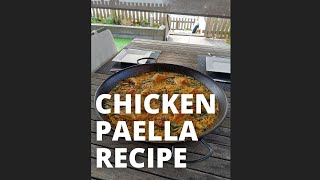 Making Chicken Paella  Paella Recipe [upl. by Abdul]