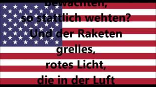 Nationalhymne von USA deutsche Übersetzung [upl. by Vadim983]