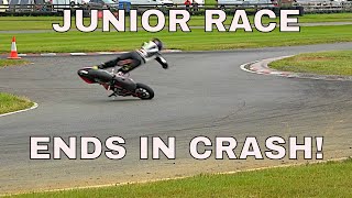 ROAD TO MOTO GP for Junior Riders British Minibikes Round 5 Part 2 TV Show [upl. by Paquito861]