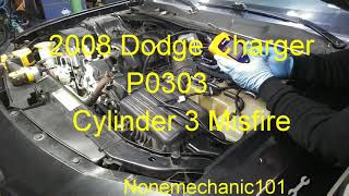 2008 Dodge Charger P0303 Cylinder 3 Misfire [upl. by Dlaner]