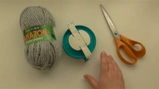 How to Use a Clover Pom Pom Maker [upl. by Akenom]