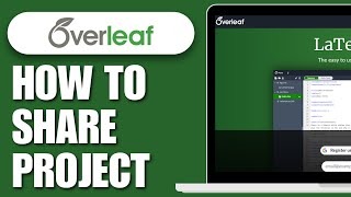 How To Share Overleaf Project With Others 2024  Step By Step Tutorial [upl. by Armil442]