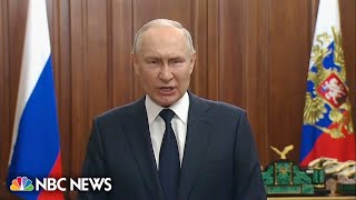 Full speech Putin defiant in address to nation after attempted armed rebellion [upl. by Haimarej565]