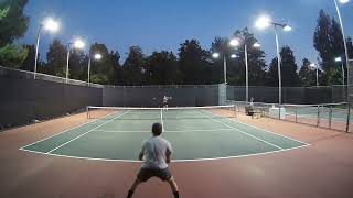 Held the passing shot for a split second  Age 47  USTA 50 Tennis [upl. by Bein710]